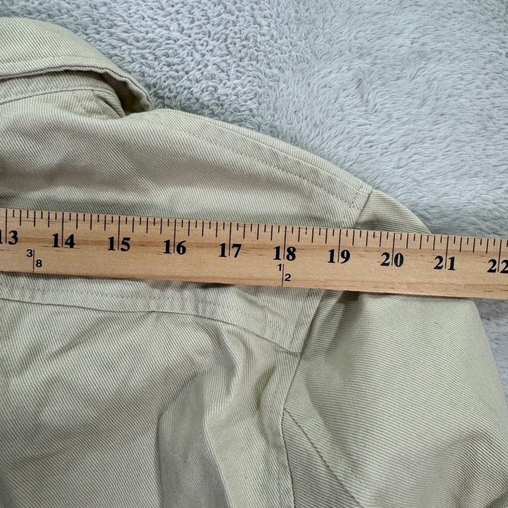 Common Market Men's XL Beige Cotton Button Up Shirt Chore Jacket Workwear Casual - Picture 8 of 10